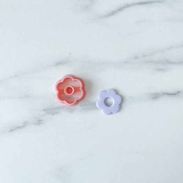 Emporte pièce fleur pour boucles d'oreilles en argile polymère, coupeur argile pour boucles d'oreilles