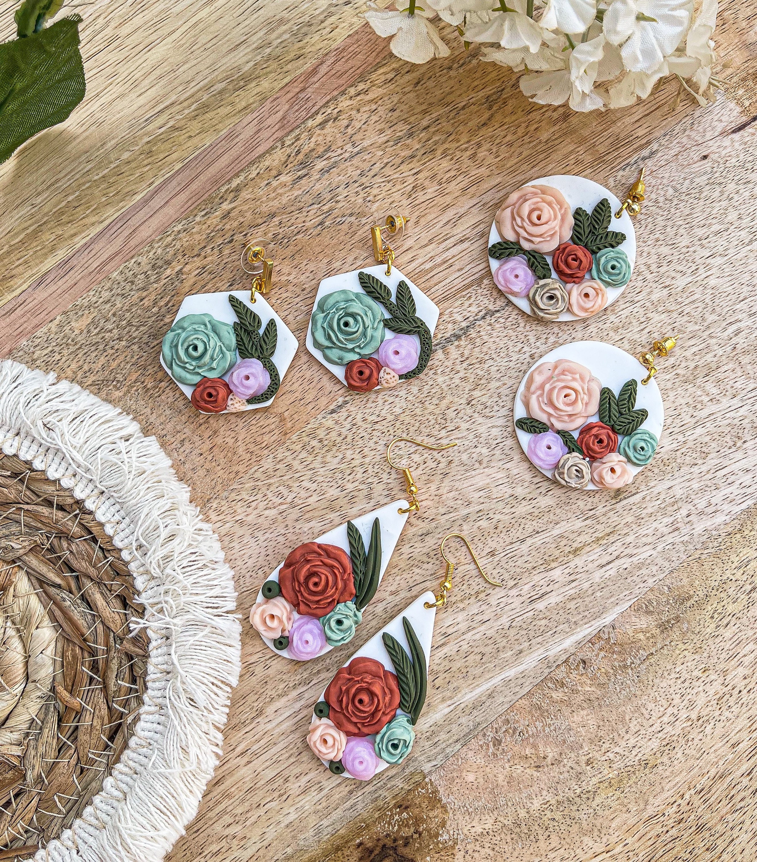 Polymer clay earrings pinterest deals