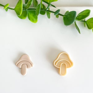 Pilz Ausstecher aus Polymer Clay, Herbst Ausstecher, Pilz, Polymer Clay DIY, Werkzeuge zur Schmuckherstellung