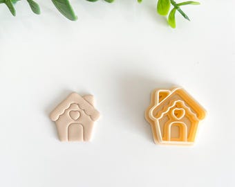 Cutter for polymer clay, cutter for Christmas, polymer clay cutter, christmas house
