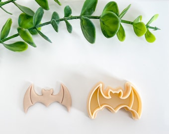 Bat Clay Cutter, Bat Polymer Clay Cutter, Halloween Clay Cutter, Fall Clay Cutter