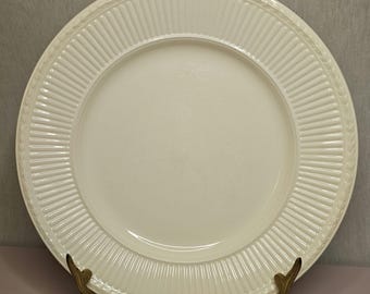 Vintage Wedgewood "Edme" White Cream Ceramic Dinner Plates England 11 1/4" Individually Sold Replacement