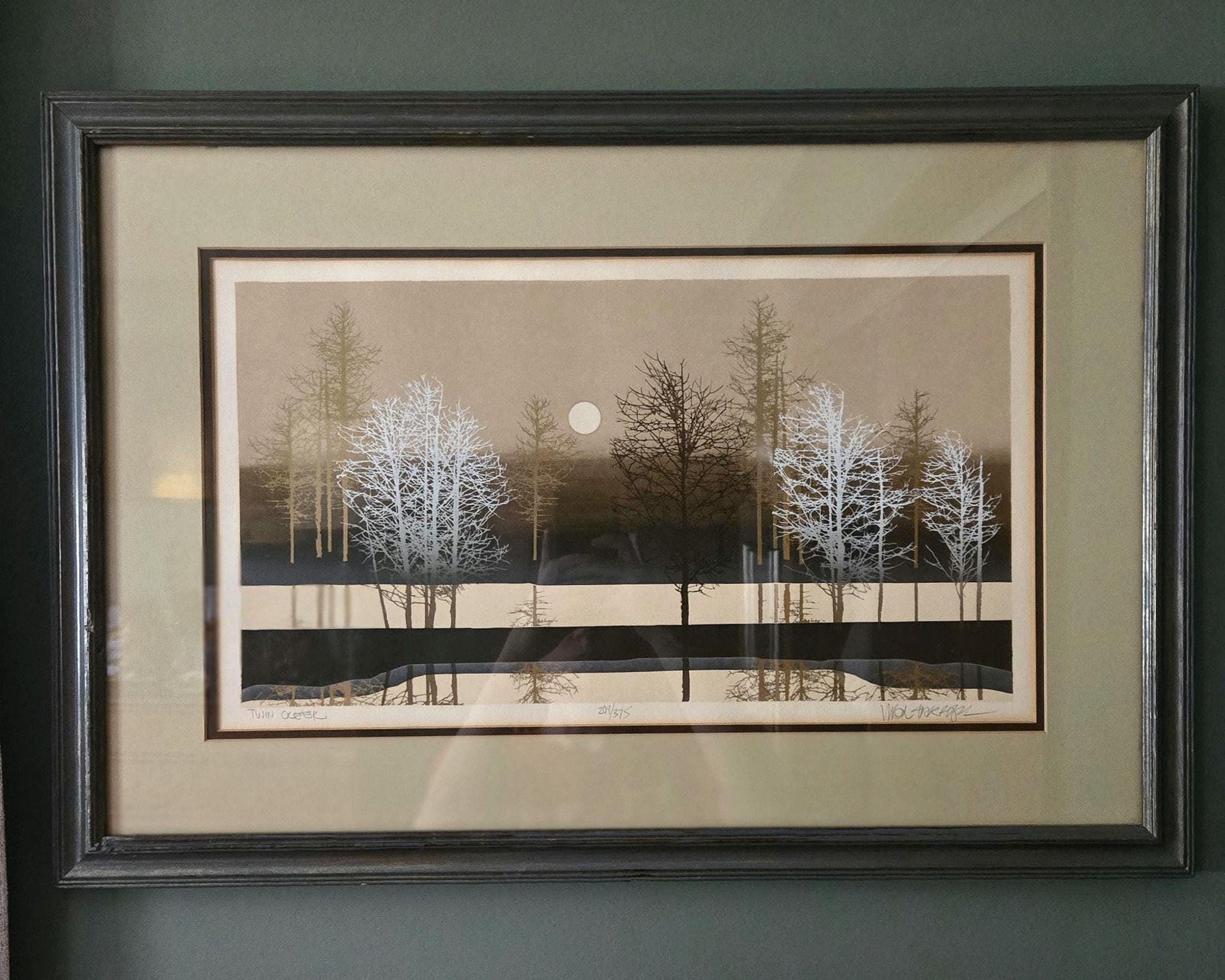 Virgil Thrasher Twin Creek Signed Limited Edition Serigraph 209