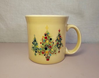 Fiesta Christmas Tree 12 Oz Java Mug Homer Laughlin Fiestawear Ceramic Mug