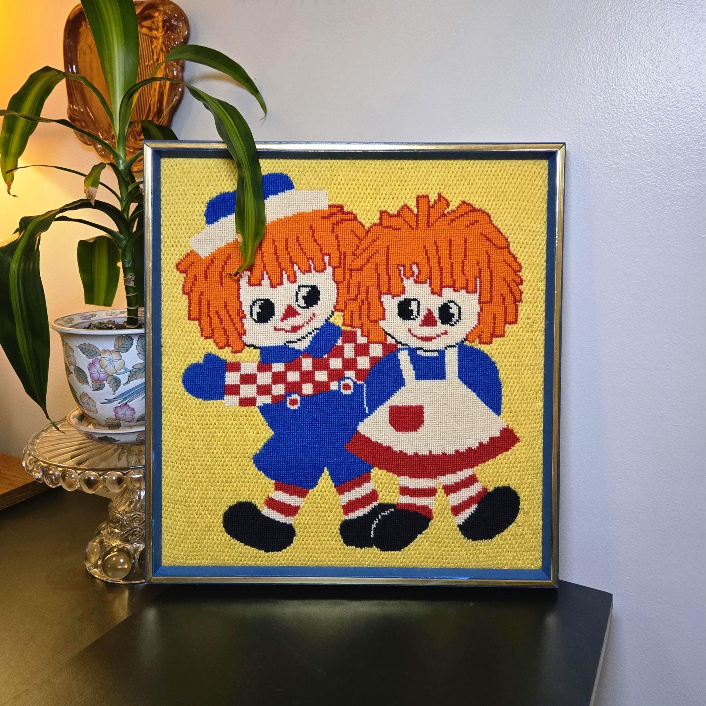Raggedy Ann and Andy Wall Art - Etsy - Page 2
