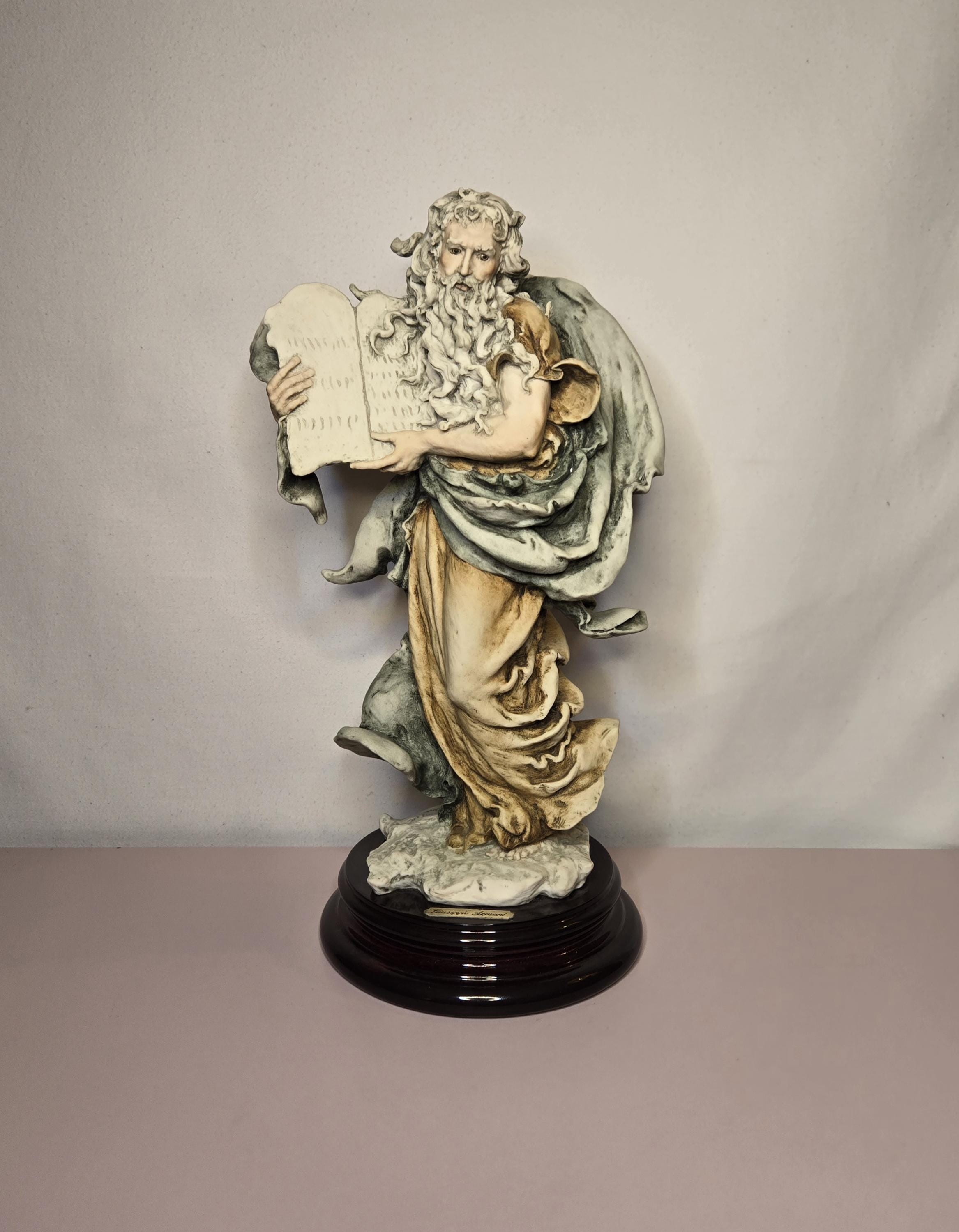 Giuseppe Armani Moses Sculpture 1993 Florence Figurine Biblical