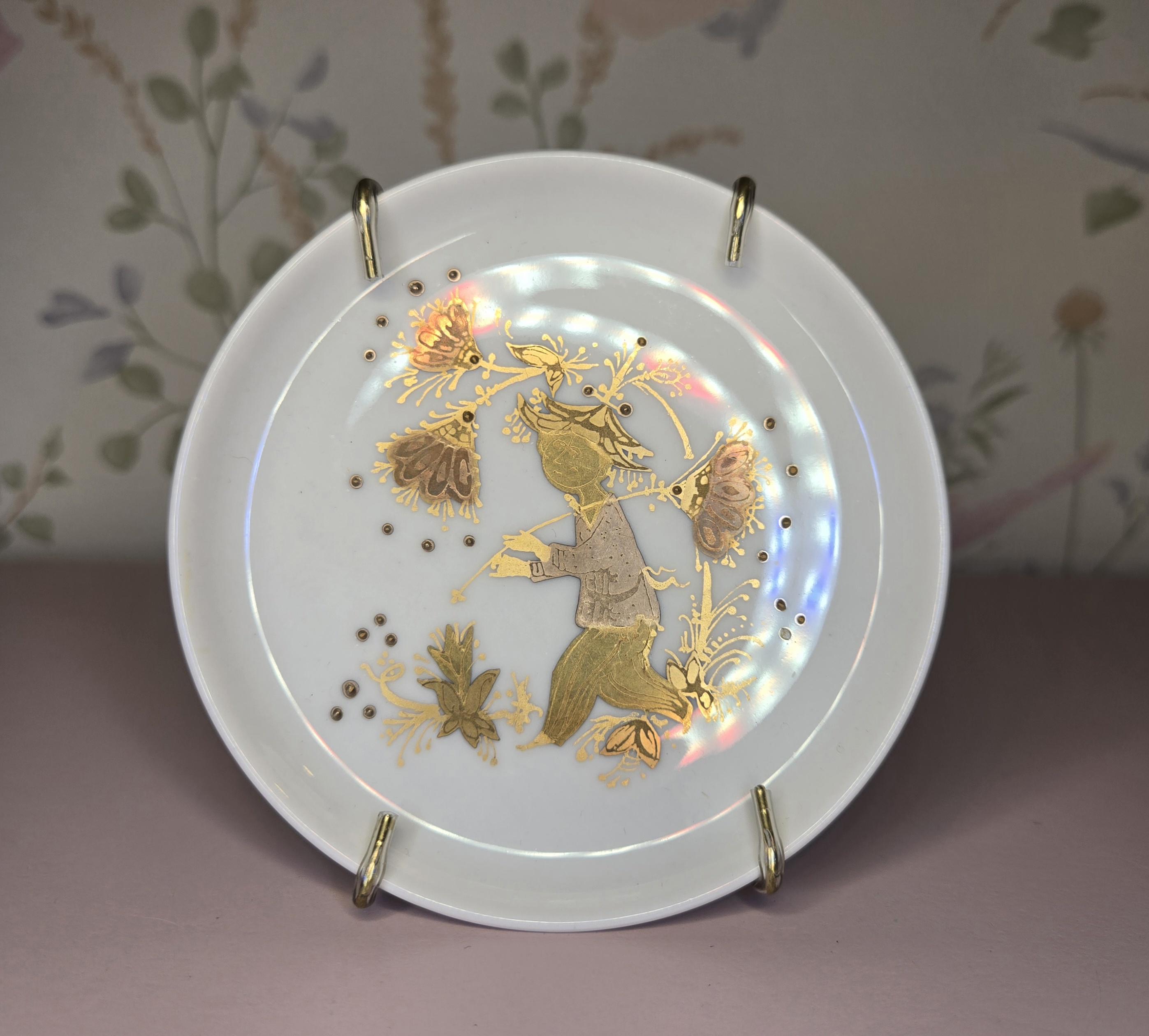 Rosenthal Bjorn Wiinblad Plate – Quatre Couleurs Studio Linie