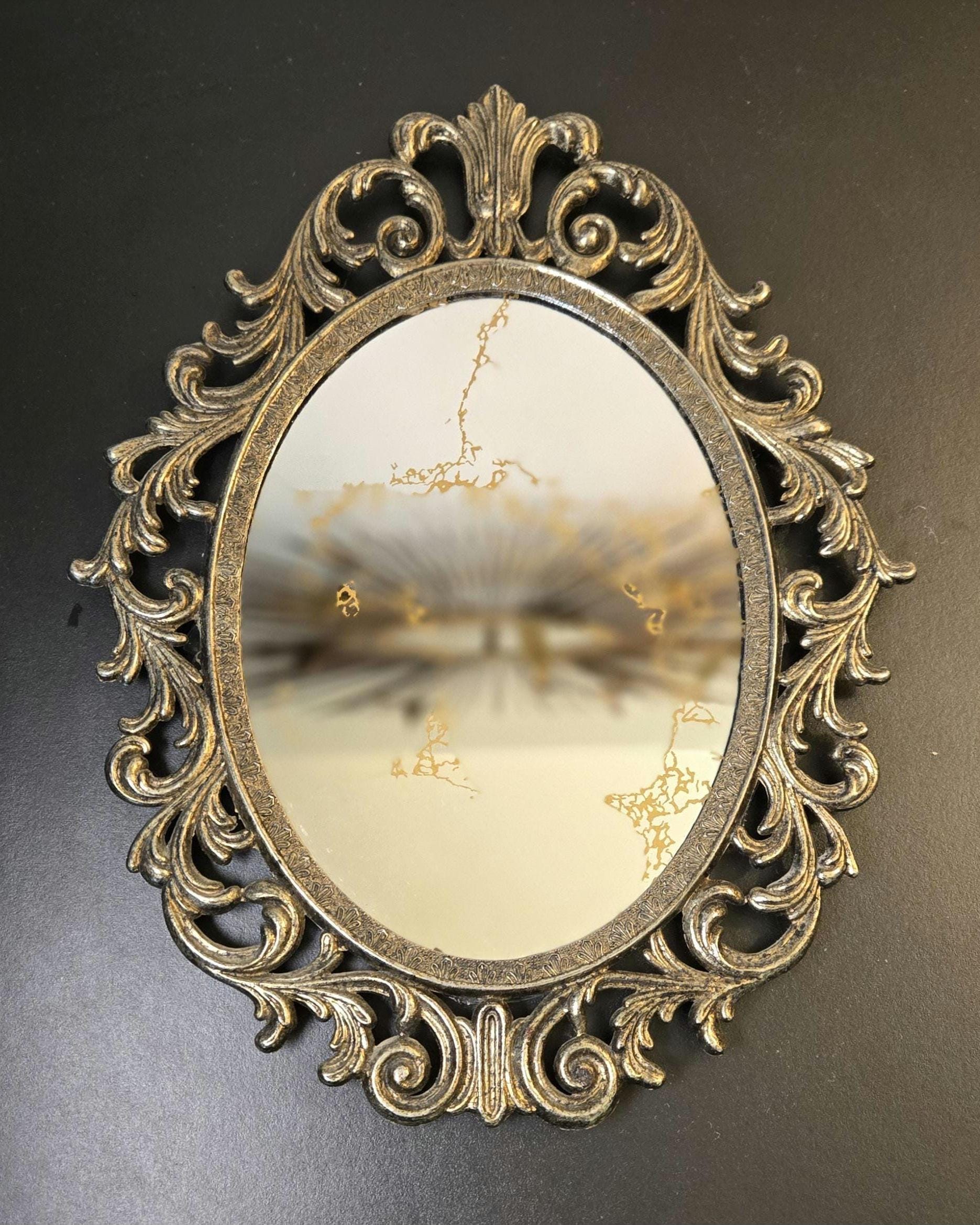 Vintage Foxed Glass Mirrors - Etsy