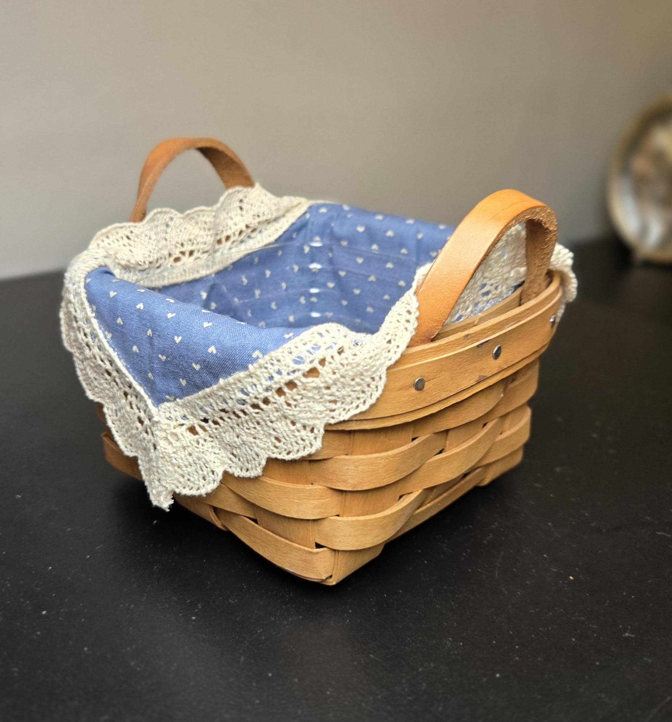 Longaberger Small Basket With Lid - Etsy
