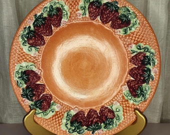 Fioriware Jardinware Strawberry Plate 11.5