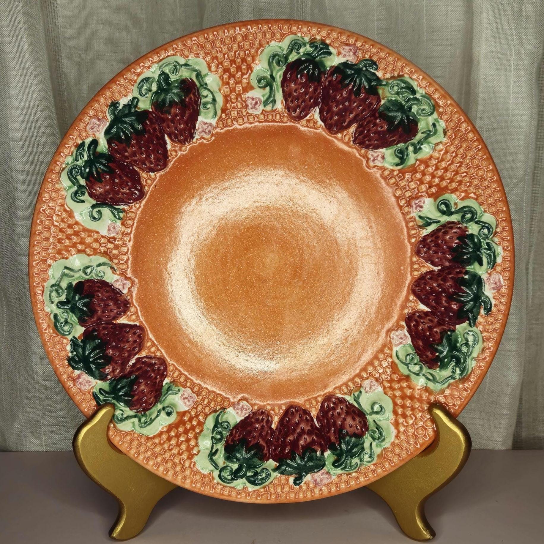 Fioriware Jardinware Strawberry Plate 11.5