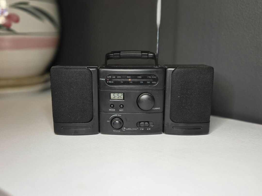 Life Long the Original Baby Boom Box AM/FM Portable Mini Radio 1990s - Etsy