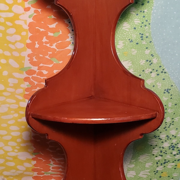 Antique Corner Shelf Etsy