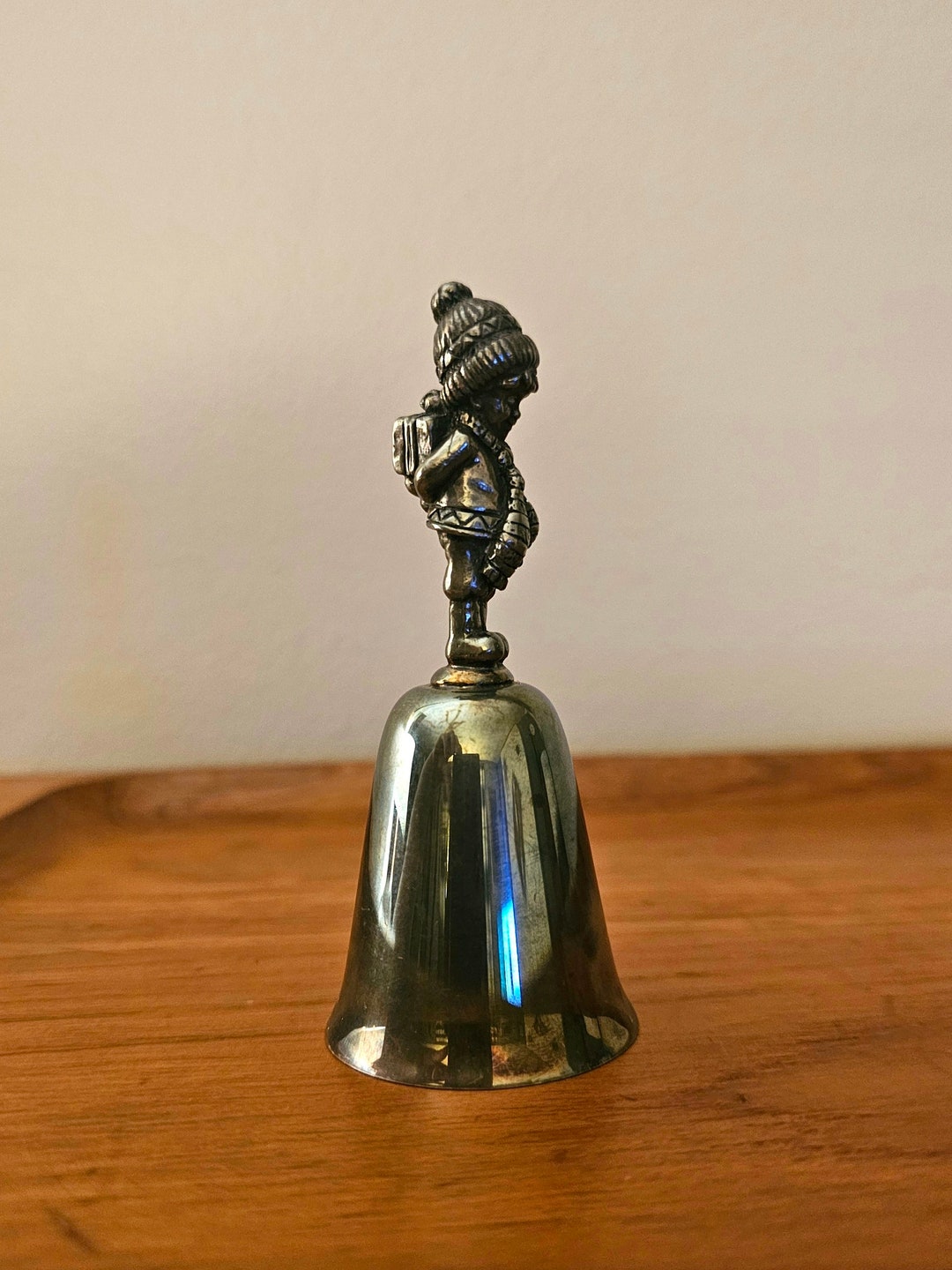 Vintage Reed & Barton Christmas Bell Boy Hiding Gift 3 Etsy