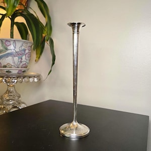 Antique Sterling Silver Trumpet Vase - Etsy