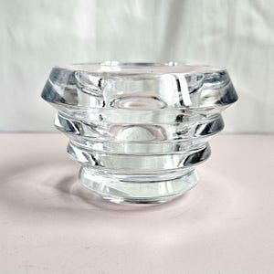 Lenox Ovations Radiance Crystal Votive Candle Holder – Made in Slovenia, Clear Cut Glass Tealight Holder, Modern Faceted Crystal Décor
