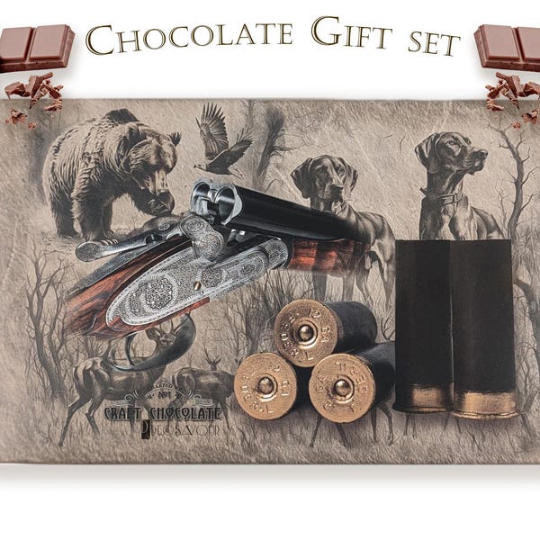 Chocolate Bullets Gift Set, Hunter, Ammo, Father's Day Chocolate, him, boy, woman, military