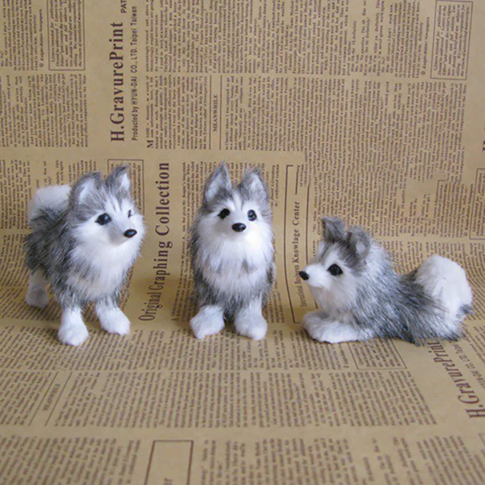 lifelike husky dog