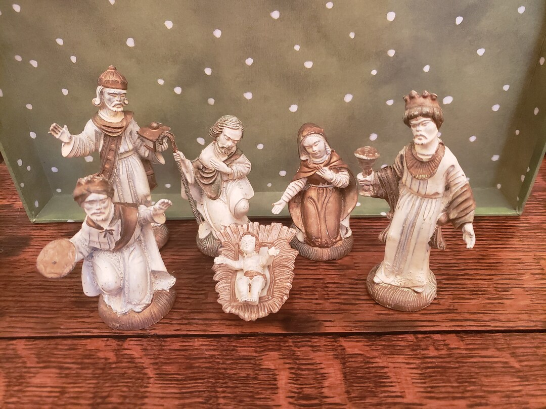 Vintage Italian Nativity Scene Etsy