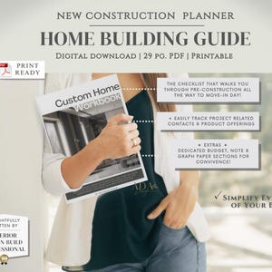 DIY Hausbau Planer | Bauanleitung & Checkliste zum Ausdrucken | Hausplan-Tool für Hausbesitzer