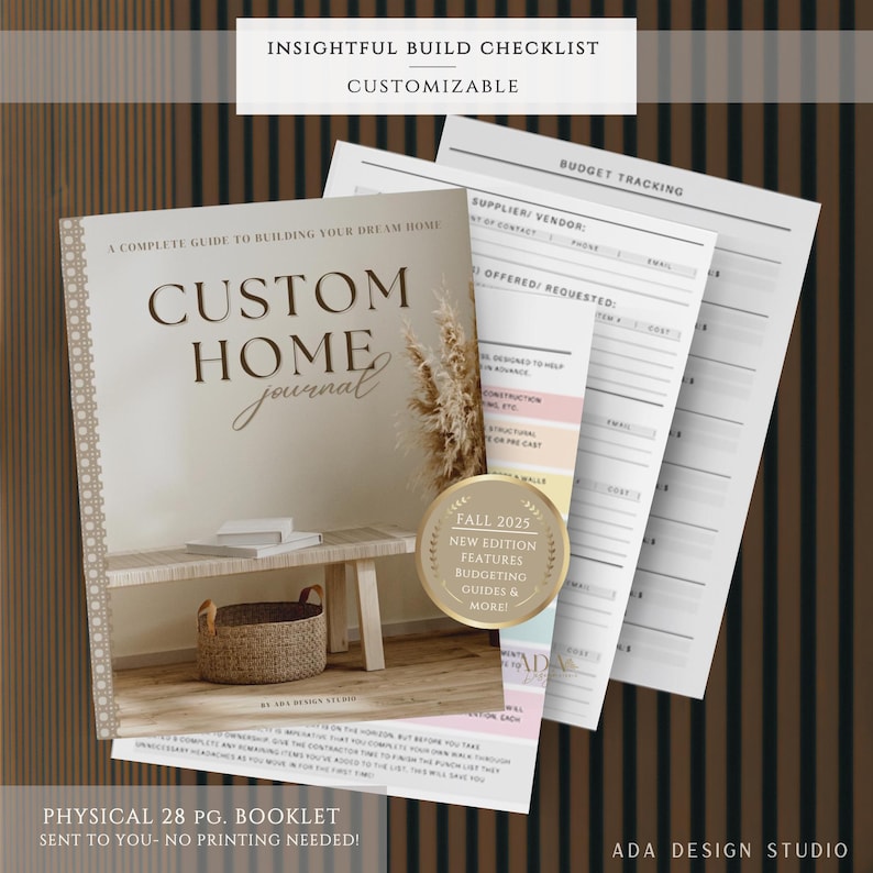 New Construction Checklist | How to Build Planner | Customizable ...