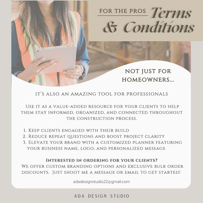 New Build Planner & Construction Workbook | Home Build Checklist ...