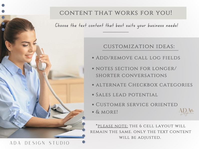 Call Log Notepad | Tear-off Desk Pad for Small Business & Office ...