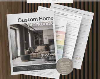 Home Construction Planner: New Build Workbook & Contractor Checklist