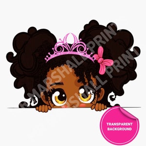 Peekaboo black girl png, sublimation design, afro girl png, afro american girl png, afro baby png, black girl svg, black princess