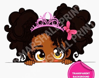 Peekaboo chica negra png, diseño de sublimación, chica afro png, chica afro americana png, afro bebé png, chica negra svg, princesa negra