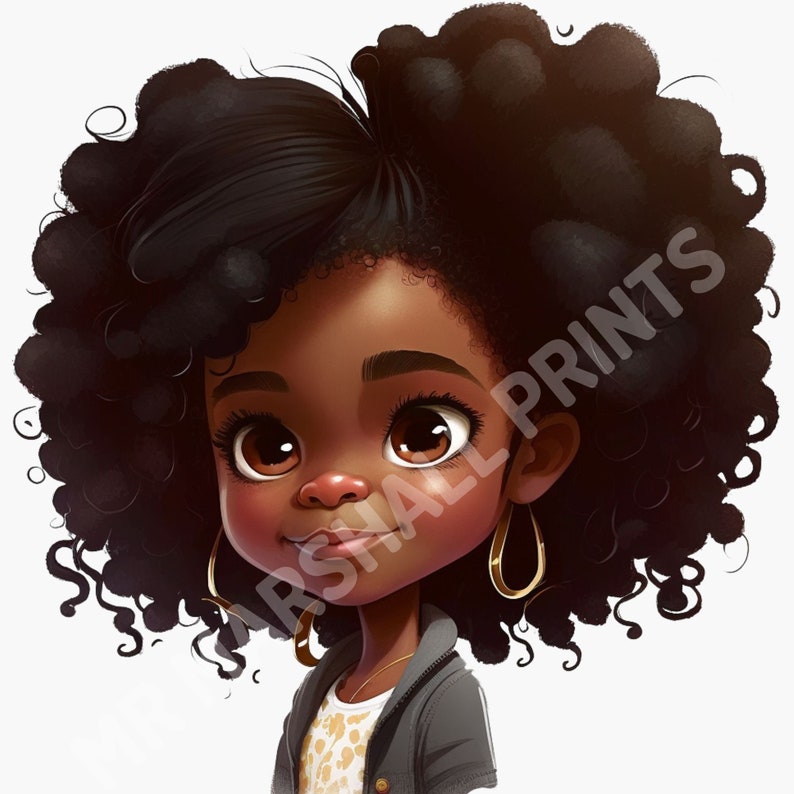 Black Girl Png Black Girl Clip Art Digital Download Bundle - Etsy