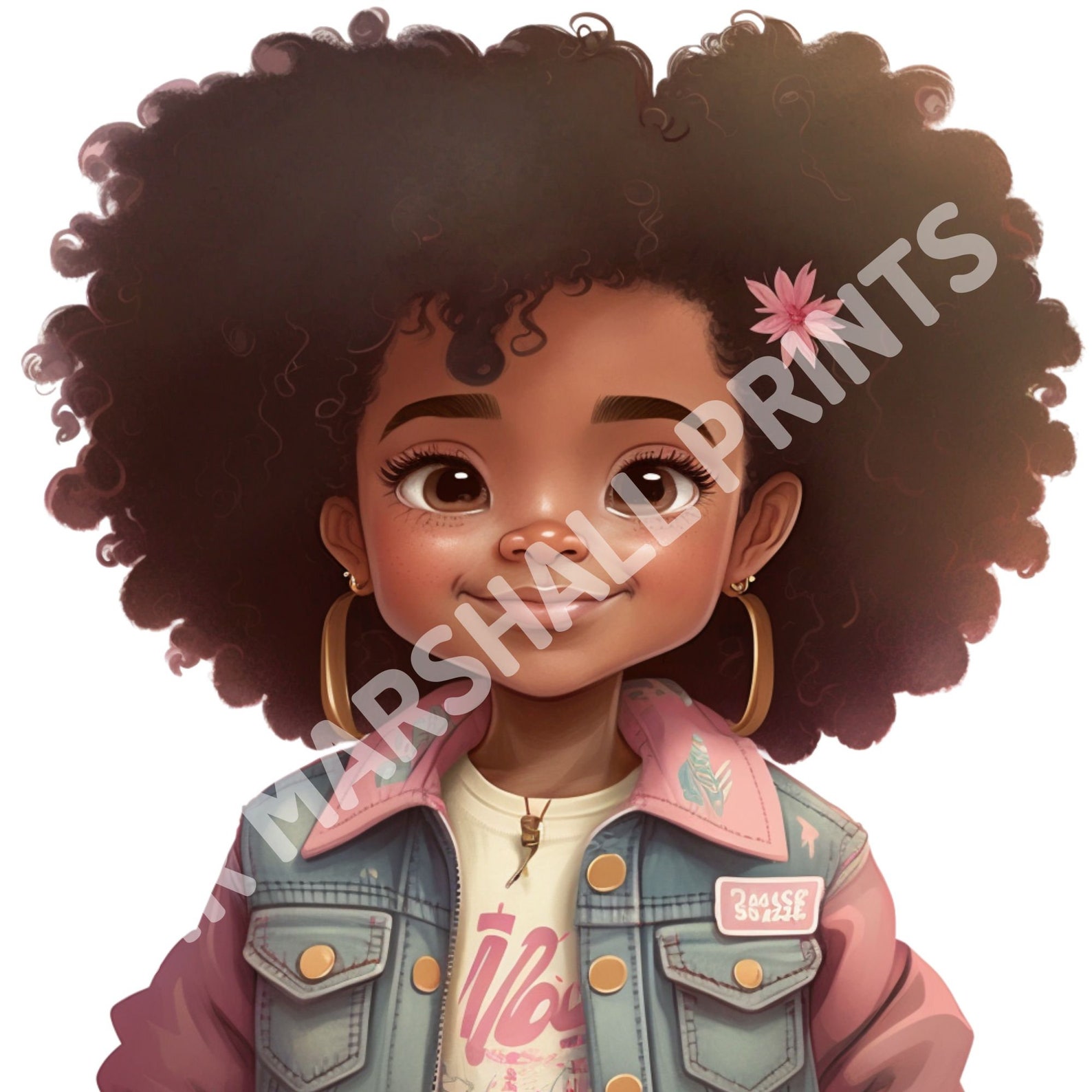 Black Girl Png, Black Girl Clip Art, Digital Download Bundle, African ...