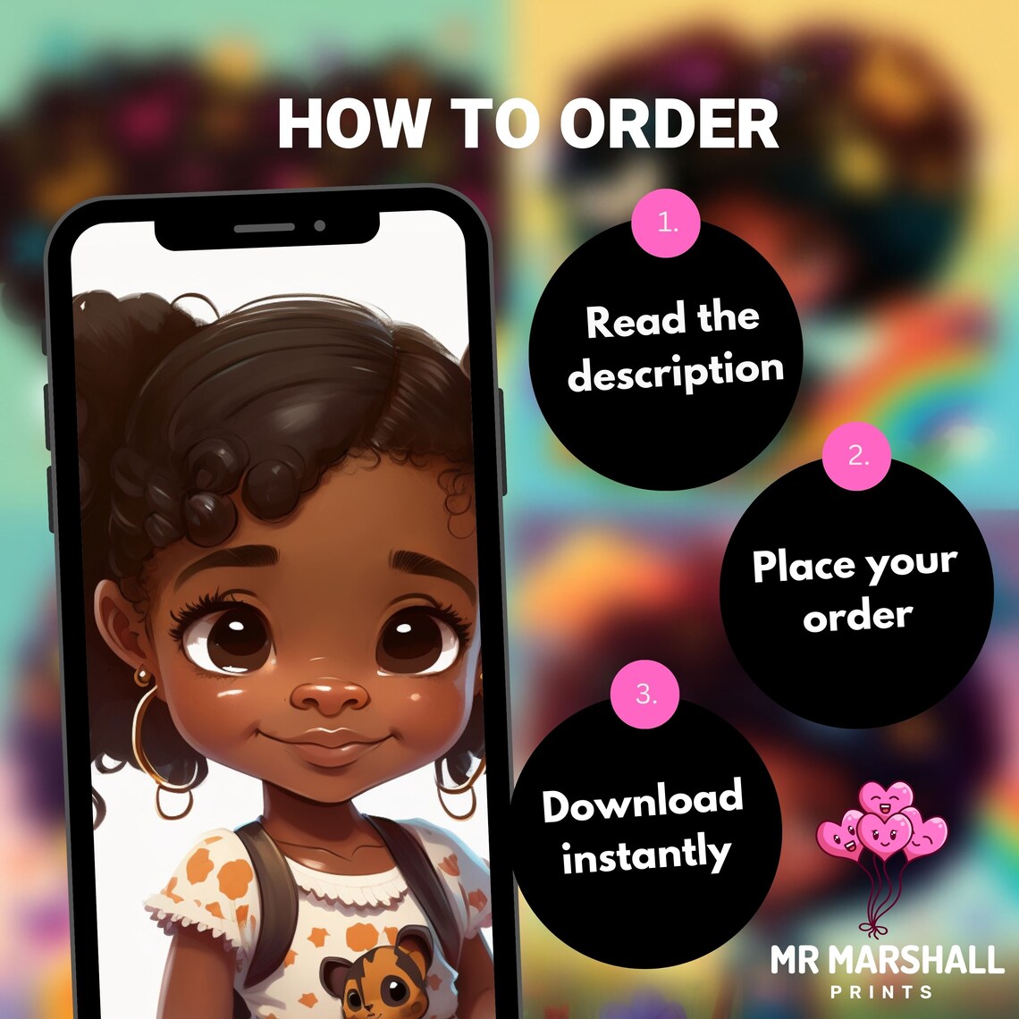 Black Girl Clip Art, Instant Digital Download, Afro Png, Black Girl ...