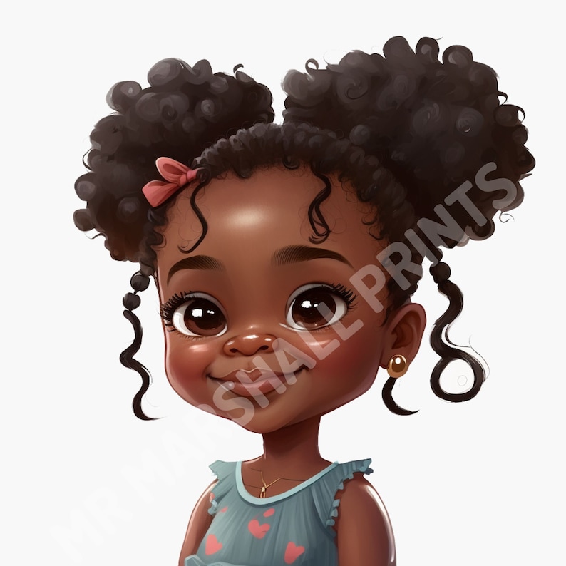 Black Girl Png Black Girl Clip Art Digital Download Bundle Etsy