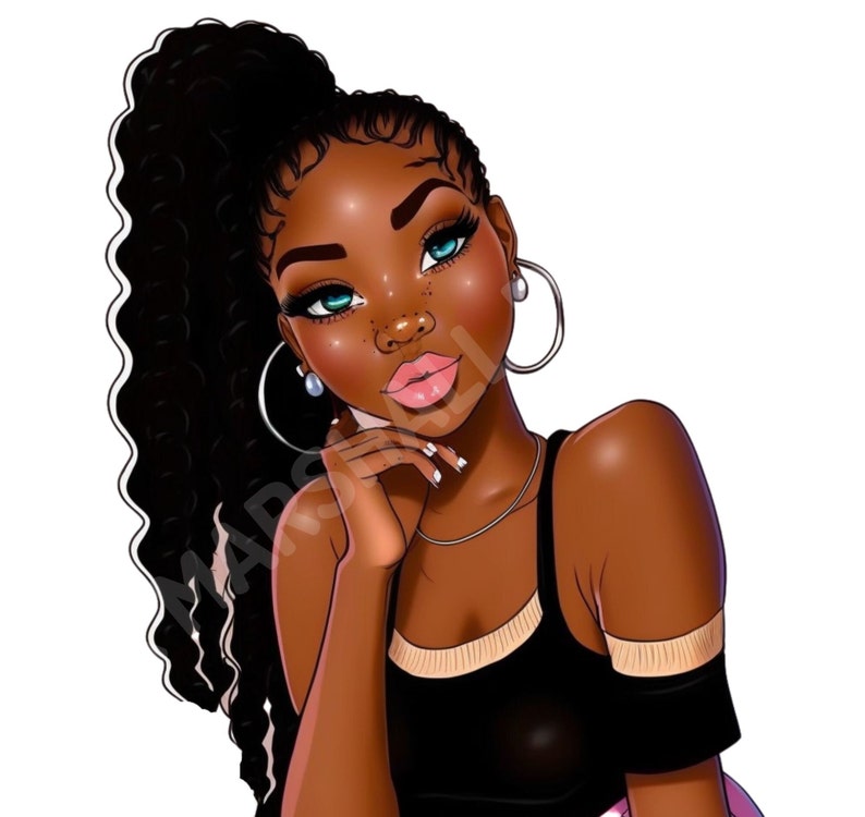 Black Woman PNG Black Girl Png Bundle Black Girl Clipart - Etsy