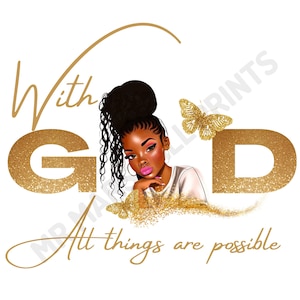 Black girl magic svg, Black Girl Clipart, African American Clipart, Melanin png, black girl magic, sublimation download