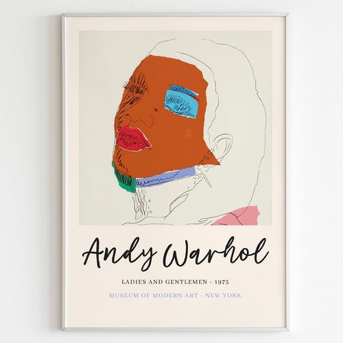 Andy Warhol Print Andy Warhol Poster Museum Poster Etsy Singapore