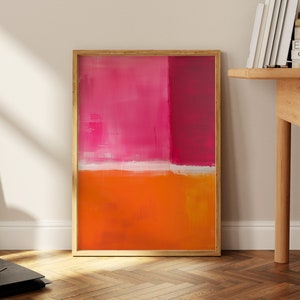 Mark Rothko Poster, Exhibition Print, Colorful Wall Art, Livingroom Decor, Mark Rothko Print, Perfect Birthday Gift Idea, Mid Century Modern