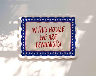Feminist Quotes Art Print – Female Empowerment Trendy Wall Decor
