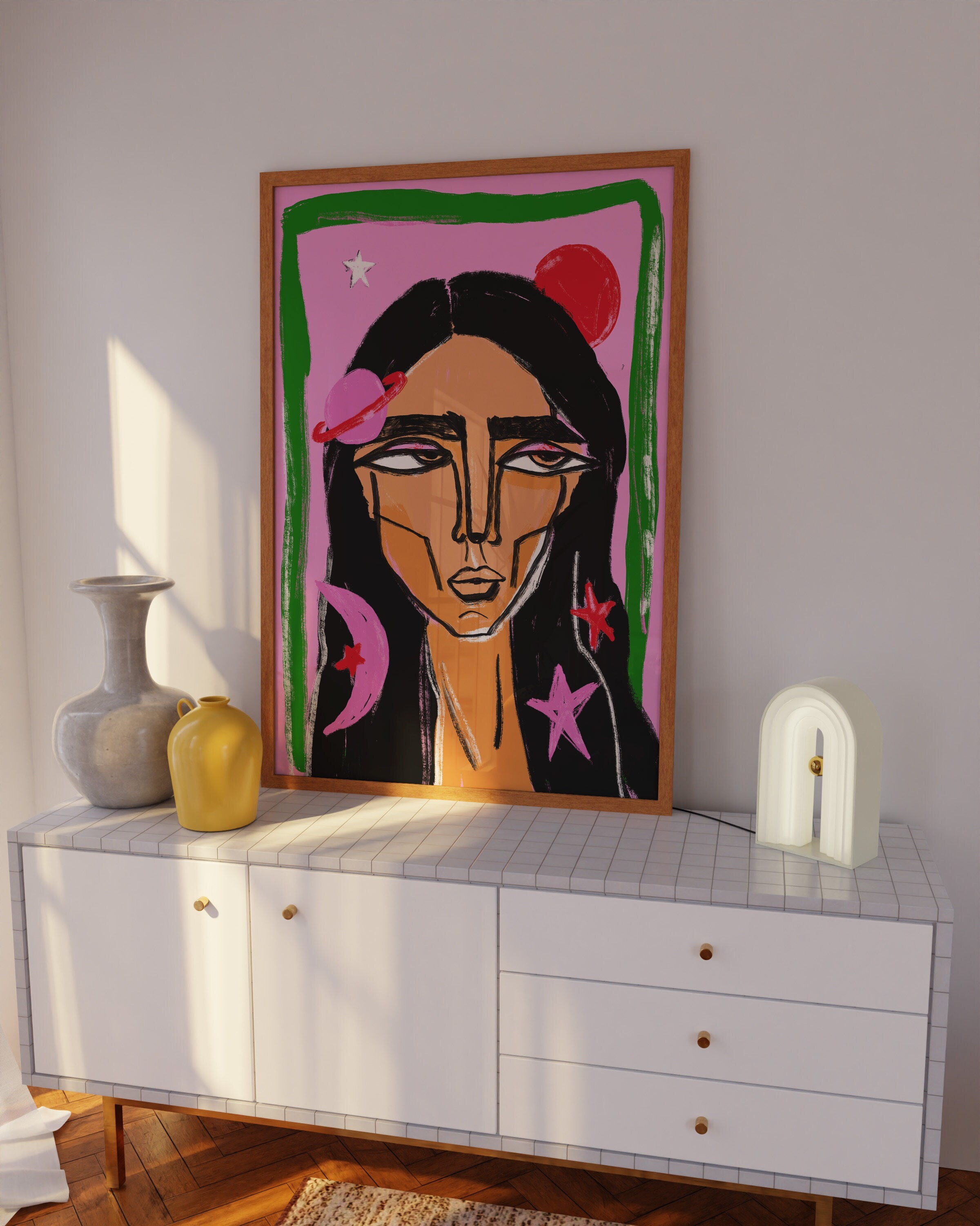 FEMME Art Print. Minimal Woman Wall Art Matisse Wall Art Etsy