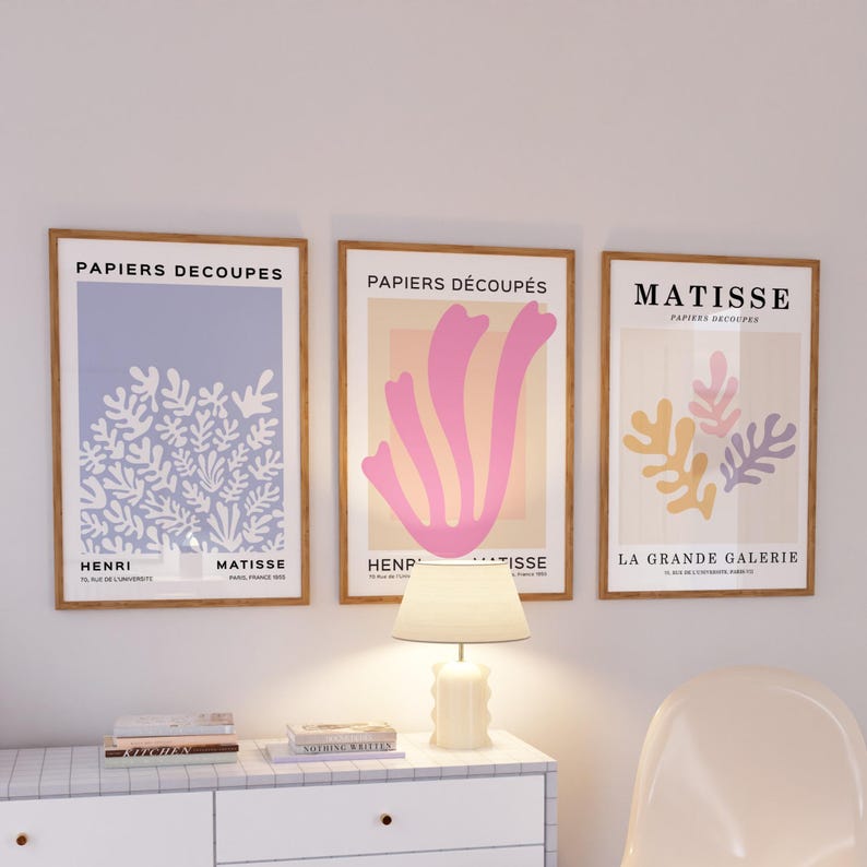 Set of 3 Henri Matisse Art Prints, Gallery Wall Decor - Etsy