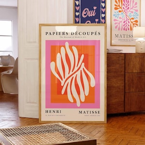 Lámina de Matisse "Mercado de Flores", Arte Floral Boho, Decoración de Paredes para Dormitorios, Arte de Pared para Salas de Estar, Arte de Exposiciones, Decoración de Mediados de Siglo, Láminas de Arte Moderno