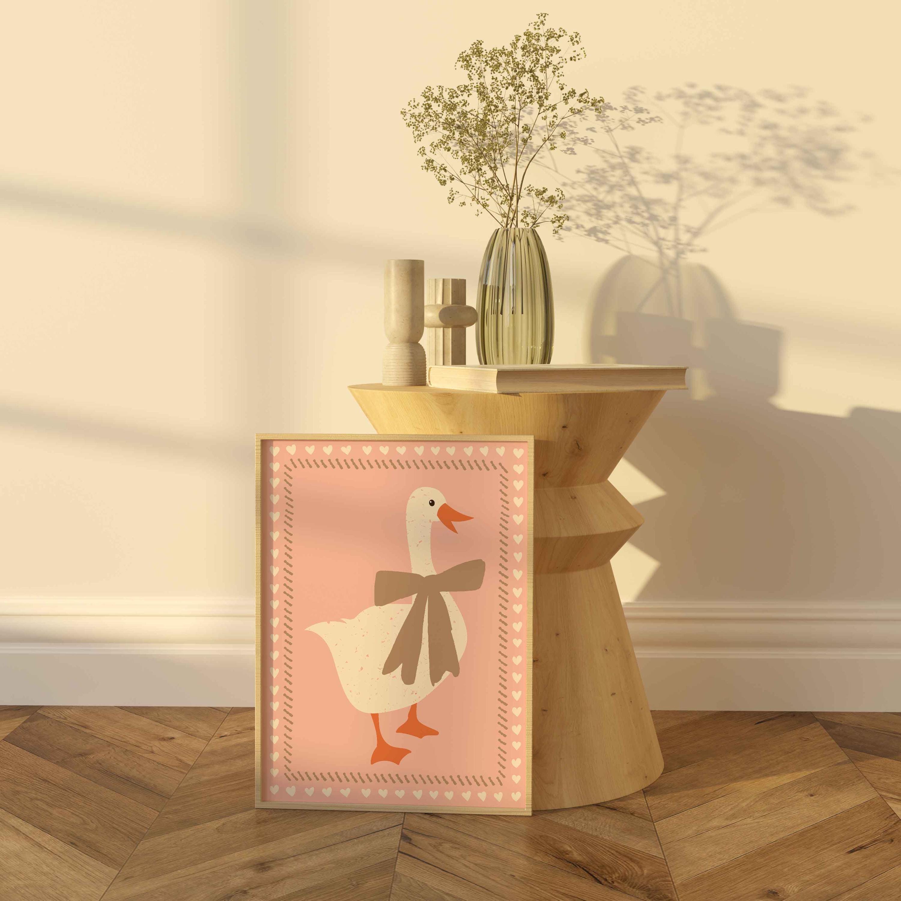 Coquette Silly Goose on the Loose Nursery Poster, Girly Room Decor - Etsy