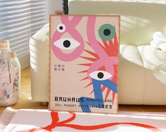 Bauhaus Exhibition Print: Geometric Gallery Wall Art