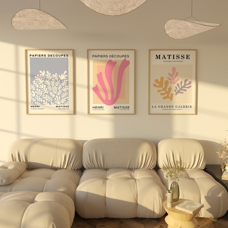 Set of 3 Henri Matisse Art Prints, Gallery Wall Decor - Etsy