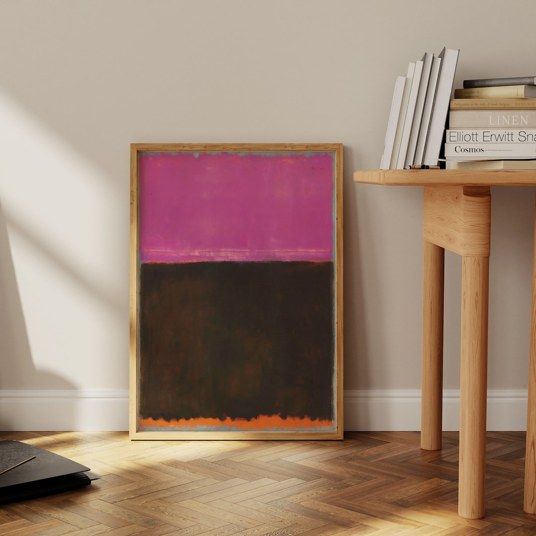 Mark Rothko Printable Mark Rothko Print, Exhibition Rothko Reproduction Poster Art, Rothko ...