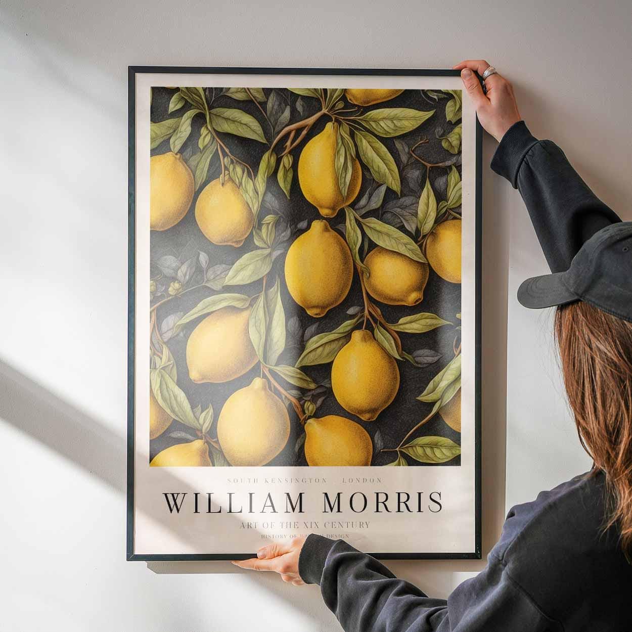 William Morris Lemons Print, Vintage Floral Wall Art - Etsy