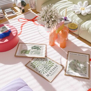 Henri Matisse Poster Set, Sage Green Beige, Gallery Wall Art image 3