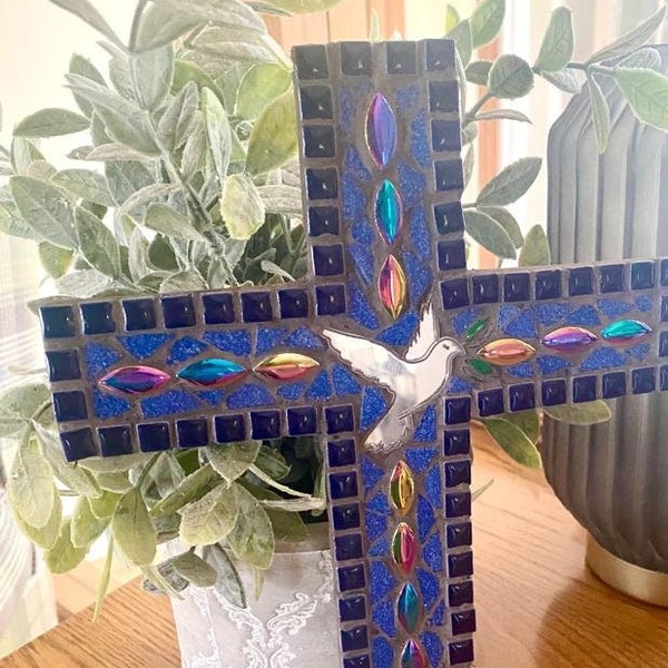 Mosaic Cross Etsy