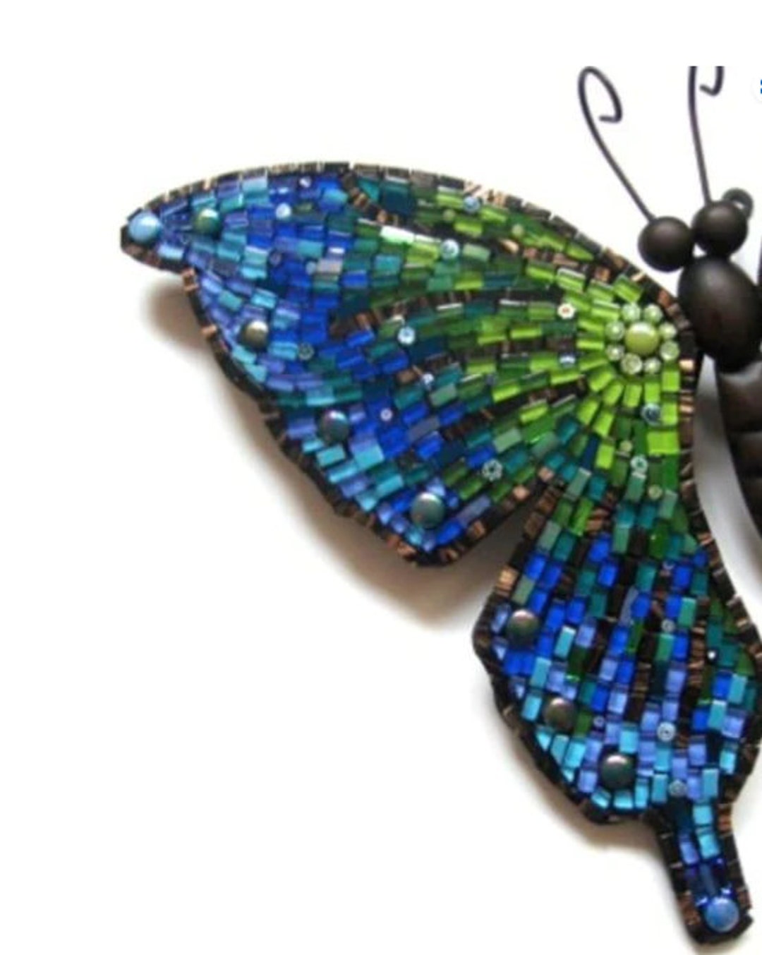 Large Garden Mosaic Butterfly Kit With Garden Stake Requires Etsy